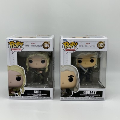 Funko Pop! The Witcher 4er Set | Ciri, Geralt, Yennefer, Jaskier | Ca. 9,5 Cm