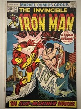 IRON MAN #54 - JAN 1973 - 1st MOONDRAGON APPEARANCE! F-F/VF