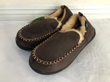 VONMAY Men's Moccasin Slippers Fuzzy Fluffy Fur Memory Foam  Shoes US SIZE 9