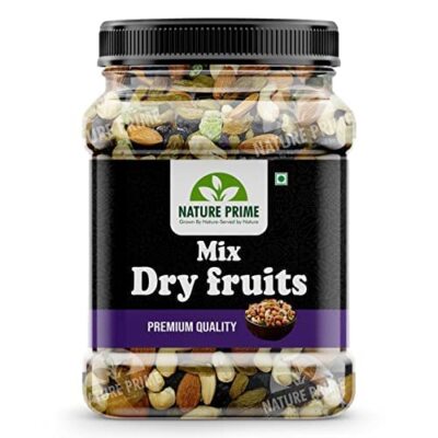 100% Natural Premium Mix Dry Fruits 500Gm with Almonds Cashew Kishmish Apricot