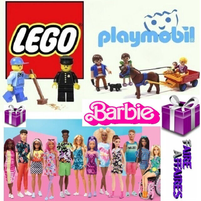 Lego, Playmobil, Barbie...