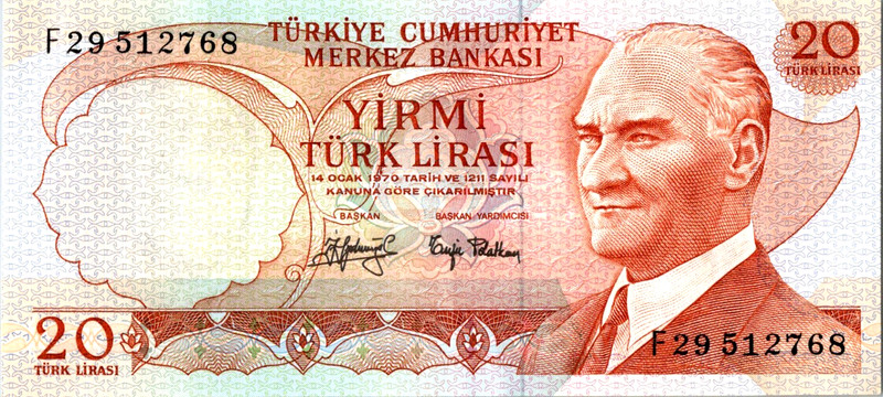 TURKEY - 20 LIRA 1983 UNC