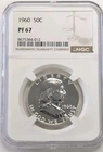 1960-P- NGC PF67 Proof  Franklin Silver Half Dollar Z244