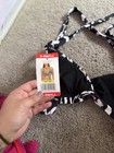 Hurley Swim Top XS Black and White Floral Halter Tie New Bikini Bra — photo 3