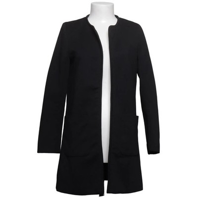 H&M, Mantel, Damen, Größe: 36, Schwarz, Elasthan/Polyester, Einfarbig #QIC