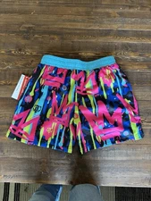 Baseball Lifestyle 101 BL101 Graffiti Shorts Youth Medium NWT
