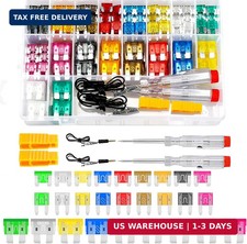 306PCS Car Fuses Assortment Kit, Mixed Vehicle Blade Standard  Mini  Low Profi
