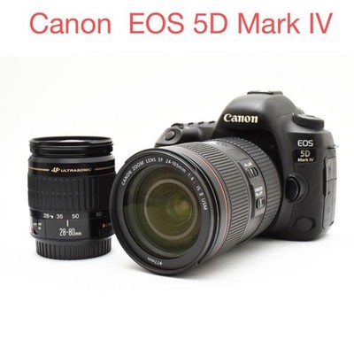 Canon EOS 5D Mark IV Digital SLR Camera with Dual Lens Set EF 24-105mm