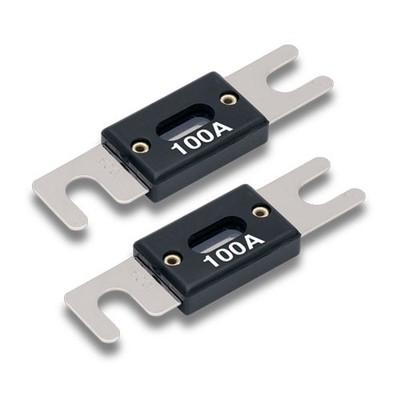 T-Spec V8-ANL100 Heavy Duty Nickel Plated 100 Amp Anl Style Fuse - Package Of 2