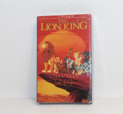 Disney The Lion King Cassette Single - Elton John Circle Of Life *NEW* *READ*