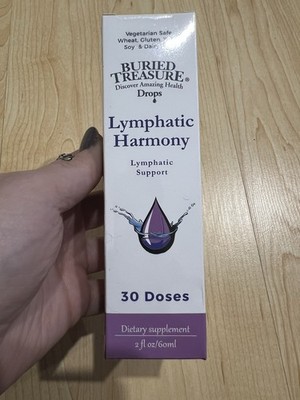 Buried Treasure Lymphatic Harmony Elderberry Burdock Ginger Drops 2 fl oz Vegan