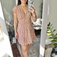 RIXO x RTR Scalloped Mini Dress Sz Small (tagged As Large)