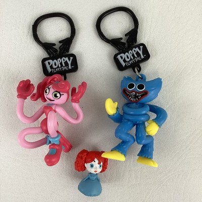 Poppy Playtime Figural Clips Mommy Long Legs Huggy Wuggy Mini Poppy Figure