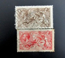 nystamps Great Britain Stamp # 179 180 Used $200 L31y262