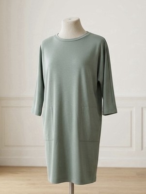 SOYACONCEPT Kleid L 46  salbei Grün Tunika hellgrün  mit Taschen