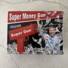 Novelty Place Super Money Gun - Cash Spray Money Shooter Make it Rain Toy