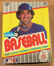 1989 FLEER BASEBALL NEW WAX BOX - POSSIBLE KEN GRIFFEY JR/ FREE BILL RIPKEN INCL