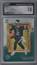 2020 Panini Chronicles Jalen Hurts (Gridiron Kings) Rookie Card #GK-5 (Gem 10)