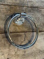 Waterworks Wall-Mounted Towel Ring in Polished Nickel