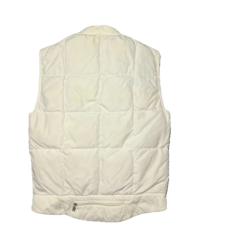 Chaleco chaqueta esquí plumón de ganso vintage años 80 Bogner para mujer talla 8 marfil natural Foto 2 de 4