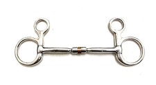 Moveable Baucher Snaffle Bit Stainless Steel Copper Roller Hanging Cheek