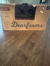 New Dearfoams Women's Memory Foam Indoor Outdoor Wool Blend Slippers Size 9-10 L