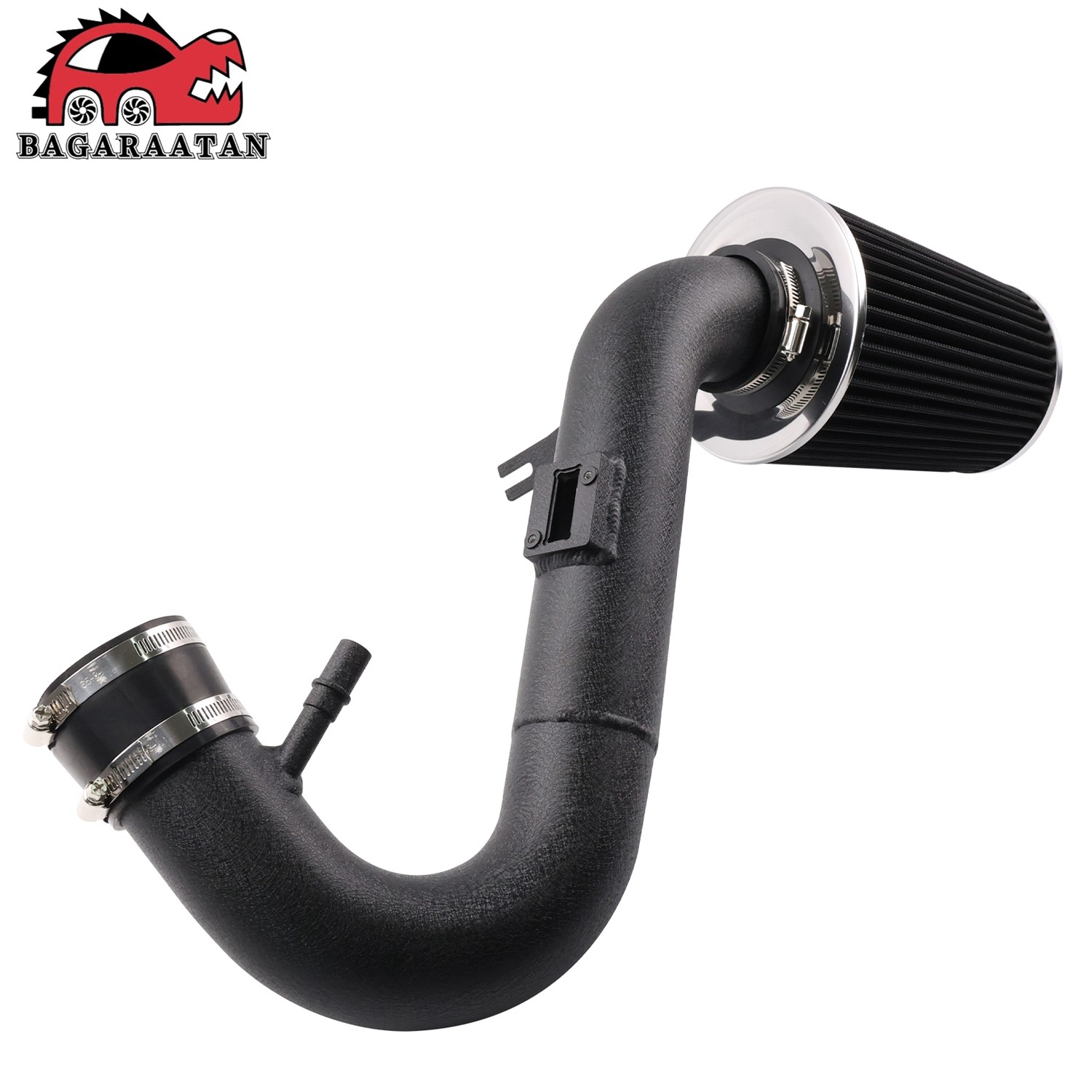 BLACK For 2005-09 Ford Mustang 4.0L V6 Cold Air Intake System Pipe Kit + Filter