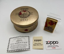 Zippo Canada 2001 Smoking Accessories Lighter 2001 Canada Collectible Limi
