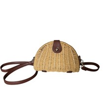 WHITE HOUSE BLACK MARKET Wicker Straw Woven Basket Style Crossbody Purse NWOT