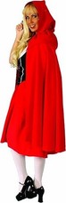 Adult Red Riding Hood Deluxe Fabric Cape   Alexander  s Costumes 19-073