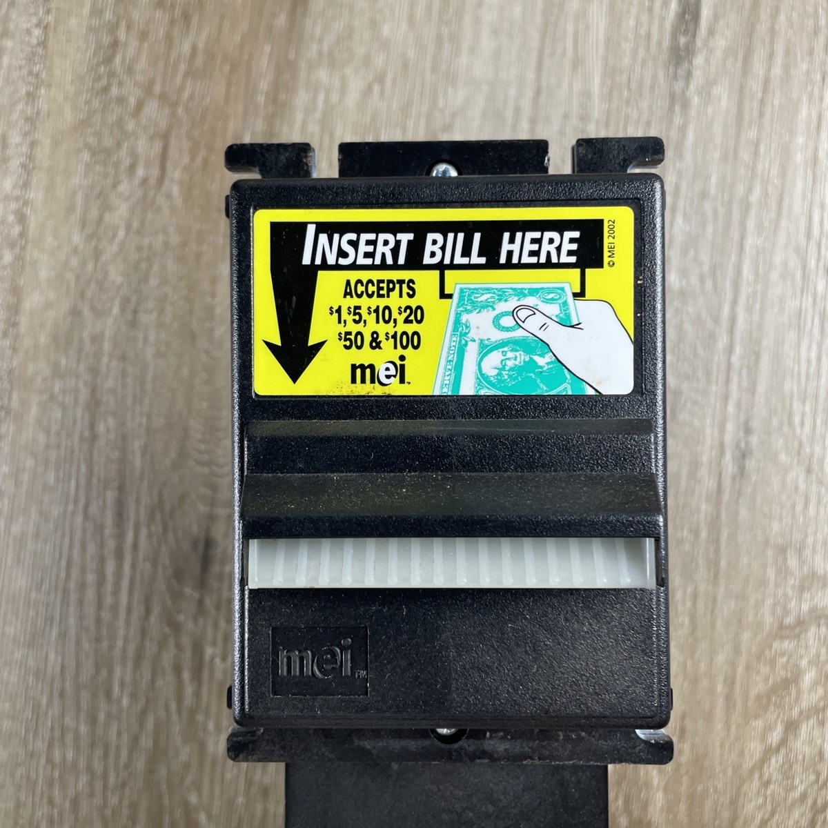 MARS MEI AE 2831 Bill Acceptor $1 - $100 Updated Arcade Vending