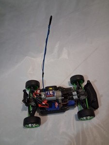 Vintage Traxxas Chassis 1/16 Rally (no body) Monster Energy Camaro AS IS USED