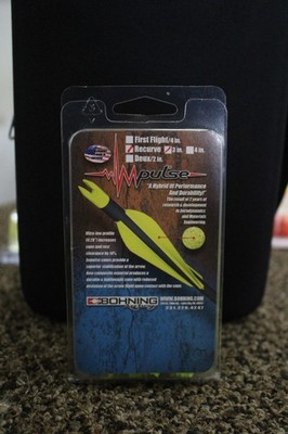 BOHNING IMPULSE VANE - 3 Inch Yellow (100 pack)