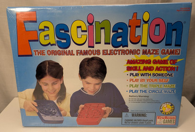 Fascination Electronic Maze Game, 2000 Remake by Endless Games, Sealed NOS