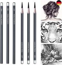 Kohle Set, Zeichenkohle, Kohlestiften, Kohlestifte für Skizzen, Kohlestifte 