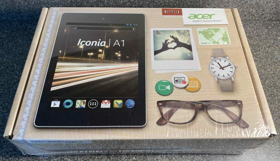 Acer Iconia A1 Tablet ~ Model A1-810 16 GB Wi-Fi ~ 1.2 GHz Quad-Core Processor - Image 3 of 4