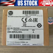 new~ Allen Bradley 2080-SERIALISOL Micro800 Isolated Serial Port Plug-In