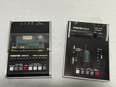 2x Forster,  Programmier-Gerät, Programmer, Prüfgerät, RAM, Memory 
