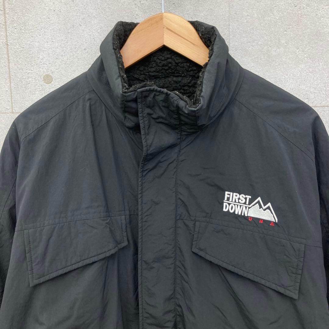FIRST DOWN First Down Reversible Jacket Boa M Bla… - image 3