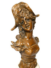 Bronze B&uuml;ste sign. Iffland ca. 1900