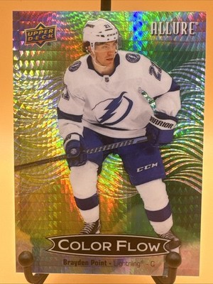 2024 Upper Deck Allure Color Flow Yellow Green Spectrum Brayden Point /99