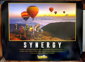 san diego Comic Con  SYNERGY Marvel poster 24x30 Thor