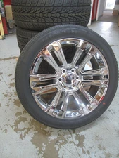 20" New Silverado Suburban Factory Spec 4 Chrome Wheels & 275-55-20 Tires 5822 B