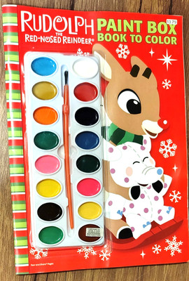Rudolph the Red-Nosed Reindeer Coloring & Activity Book 2014 Paint Box