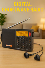 XHDATA Portable Digital Radio D-808 FM AM SW LW Wide FM Air Band with Earphone