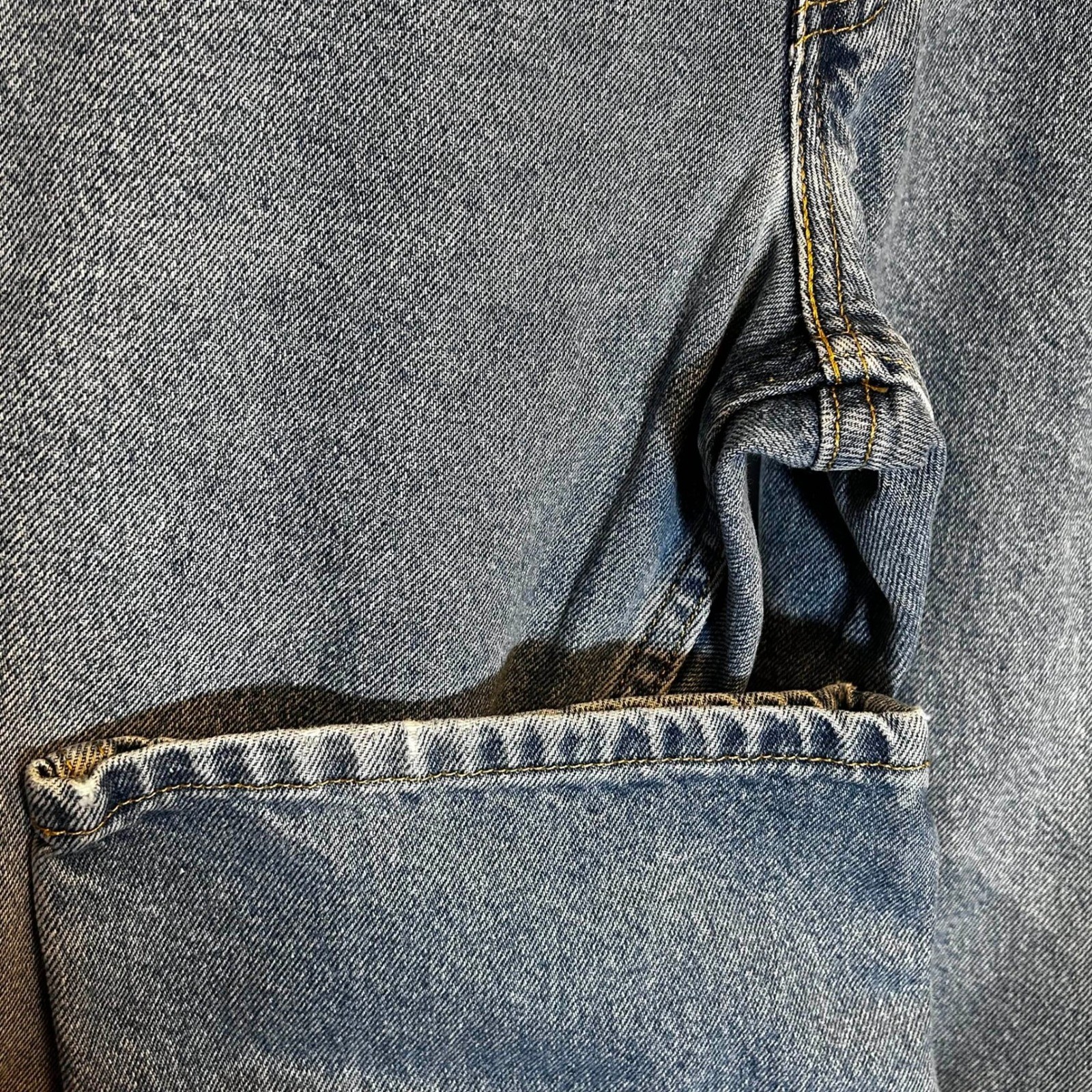 Basic Editions Men's Blue Jeans Button Zip Size 3… - image 6