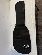 Fender Electric Guitar Carry Case Gig Bag Black Soft Shell No Strap