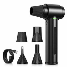 Cordless Air Duster with Nozzles Handheld Electric Air Duster Rechargeable