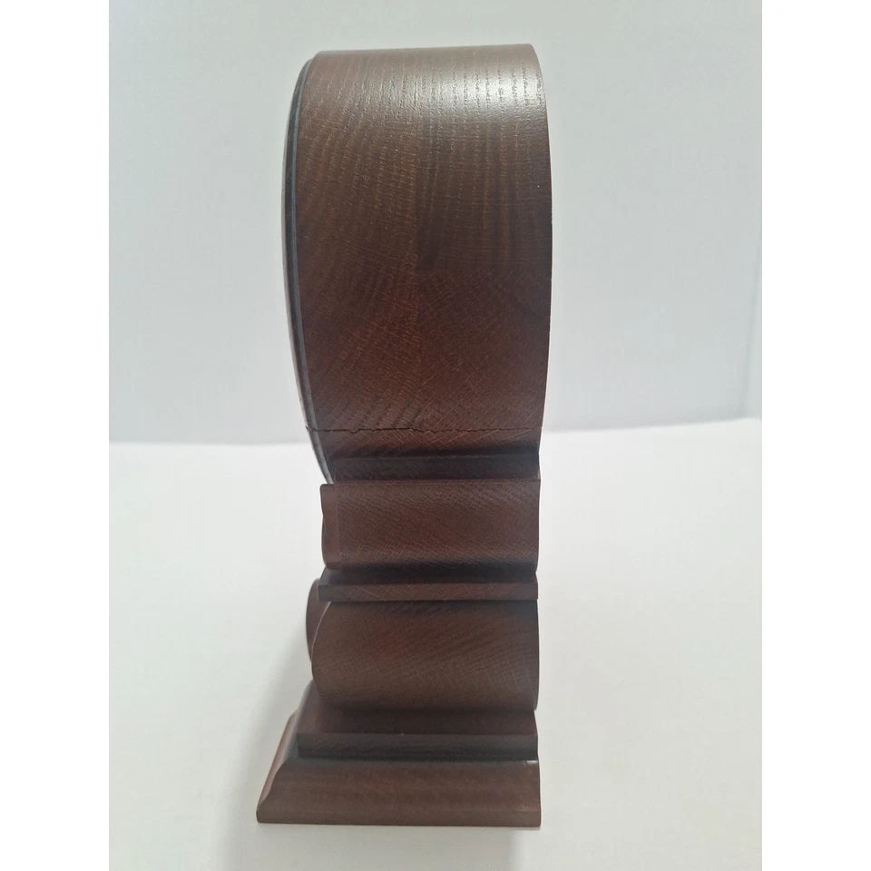 "Reloj de sobremesa Seiko Westminster Whittington estuche de madera 10,5"" decoración vintage con campana" Foto 3 de 4