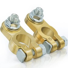 1 Pair Battery Terminal Connector Heavy Duty Cable End Connector Compatible 1 Pair Battery Terminal Connector Heavy Duty Cable End Connector Compatible
